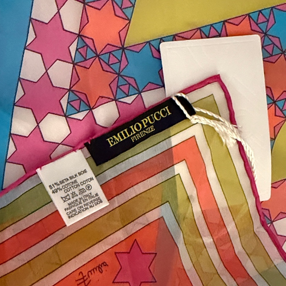 Pucci Geometric Pattern Scarf NWT - image 3